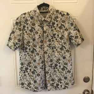 Farah Gatsby Floral Shirt Large